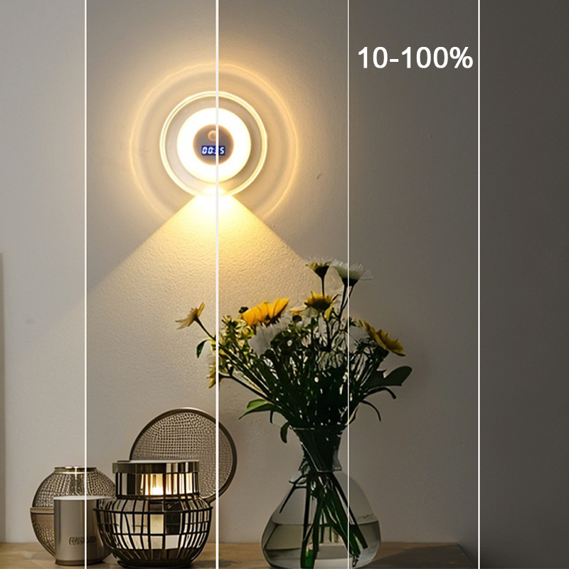 🌙 Din perfekta sängkamrat – Smart LED-nattlampa med klocka och rörelsesensor🏡