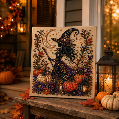 ⏳Tidsbegränsat specialerbjudande: 50 % rabatt⏰👻 Halloween-spökpärlkonst – gör-det-själv-kit – Skapa ett glittrande, läskigt-gulligt mästerverk till ditt hem
