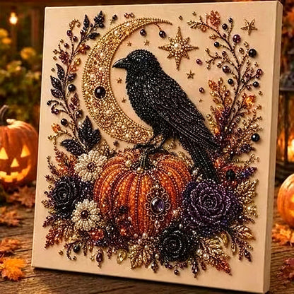 ⏳Tidsbegränsat specialerbjudande: 50 % rabatt⏰👻 Halloween-spökpärlkonst – gör-det-själv-kit – Skapa ett glittrande, läskigt-gulligt mästerverk till ditt hem