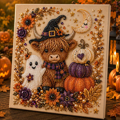 ⏳Tidsbegränsat specialerbjudande: 50 % rabatt⏰👻 Halloween-spökpärlkonst – gör-det-själv-kit – Skapa ett glittrande, läskigt-gulligt mästerverk till ditt hem