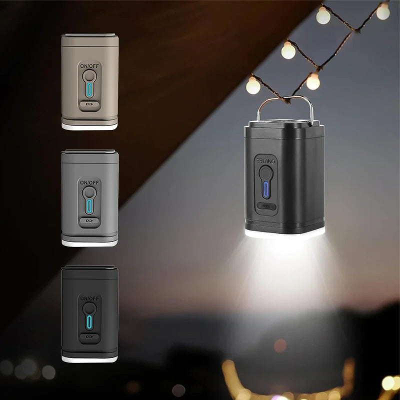 ⏳Tidsbegränsat erbjudande⏰Uppladdningsbar campingluftpump – LED-ljus och snabb uppblåsning – Kompakt och bärbar – Perfekt för luftmadrasser, pooler eller däck 🔋✨