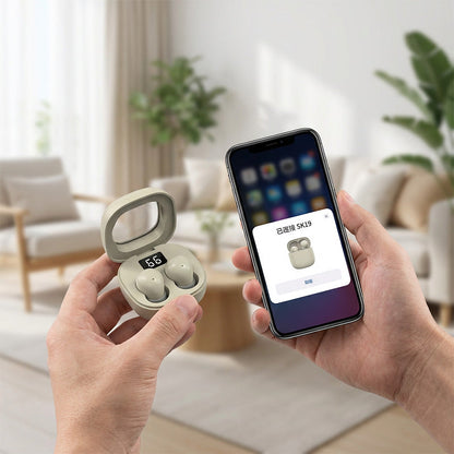 🎧Trådlösa mini-öronsnäckor med laddningsfodral med digital LED-display🎶✨
