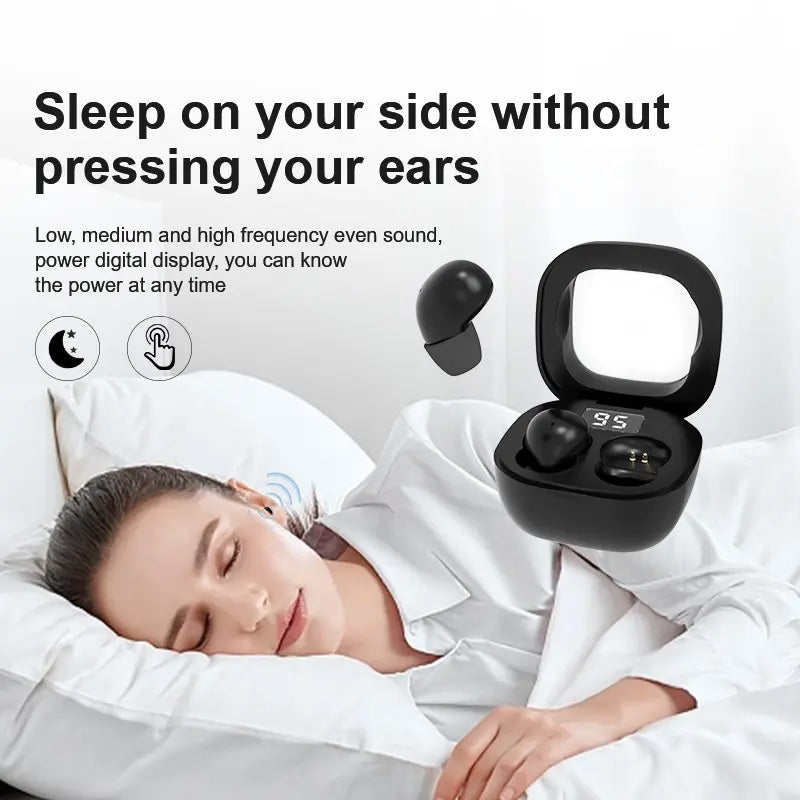 🎧Trådlösa mini-öronsnäckor med laddningsfodral med digital LED-display🎶✨