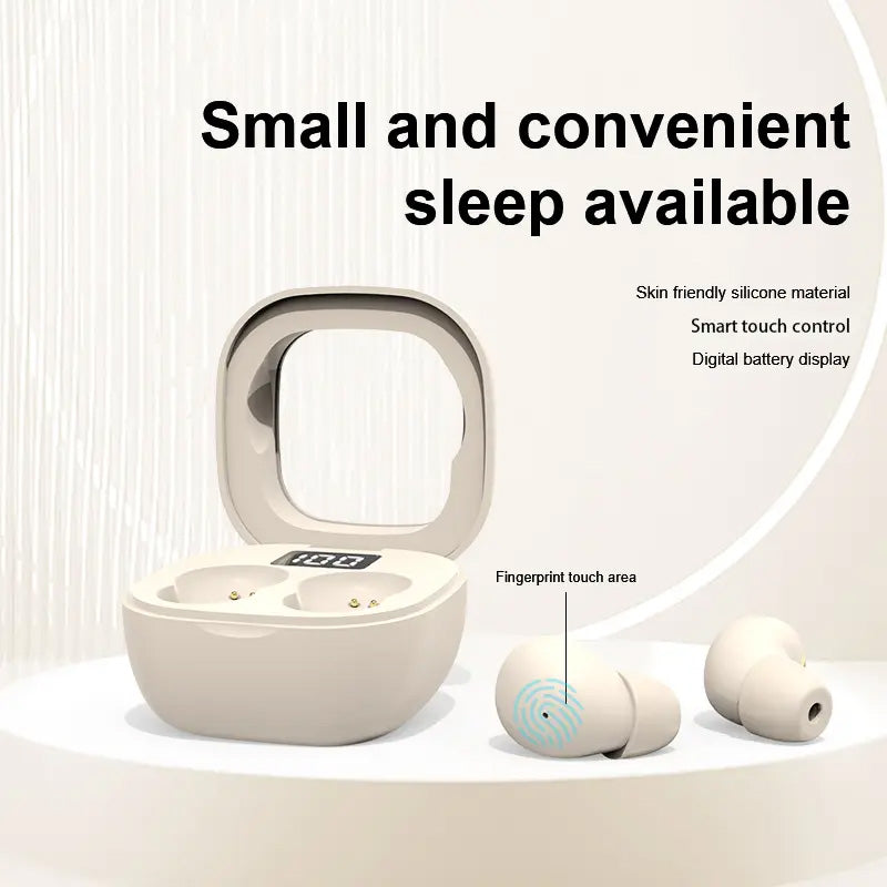 🎧Trådlösa mini-öronsnäckor med laddningsfodral med digital LED-display🎶✨