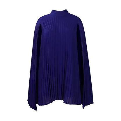 🌸Trendar nu⭐💃 Elegant veckad klänning med kapsilhuett– 50% RABATT IDAG✨