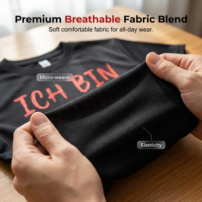 👕 Få 50 % rabatt nu! Rolig t-shirt med slogan – iögonfallande tryck fram och bak – andningsbart premiumtyg – det perfekta valet för avslappnade utflykter och att starta ett samtal ✨