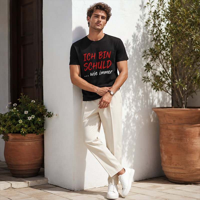 👕 Få 50 % rabatt nu! Rolig t-shirt med slogan – iögonfallande tryck fram och bak – andningsbart premiumtyg – det perfekta valet för avslappnade utflykter och att starta ett samtal ✨
