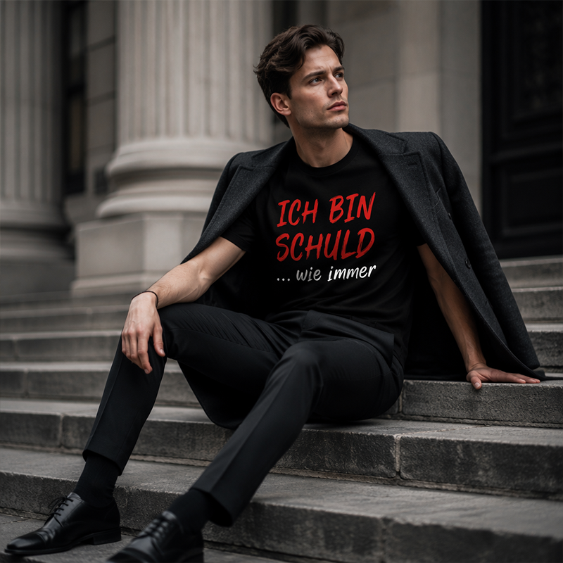 👕 Få 50 % rabatt nu! Rolig t-shirt med slogan – iögonfallande tryck fram och bak – andningsbart premiumtyg – det perfekta valet för avslappnade utflykter och att starta ett samtal ✨