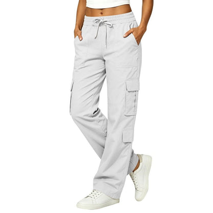 🔥 50% RABATT! ✨ Trendiga cargobyxor för kvinnor – Komfort, smarta fickor & perfekt vardagsstil 🤍