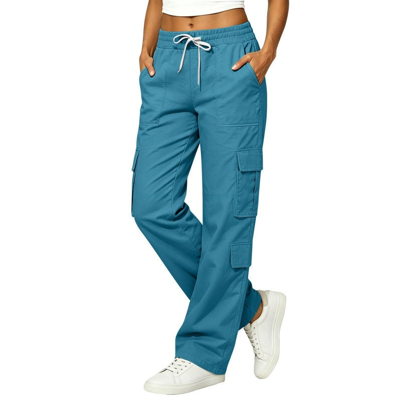 🔥 50% RABATT! ✨ Trendiga cargobyxor för kvinnor – Komfort, smarta fickor & perfekt vardagsstil 🤍