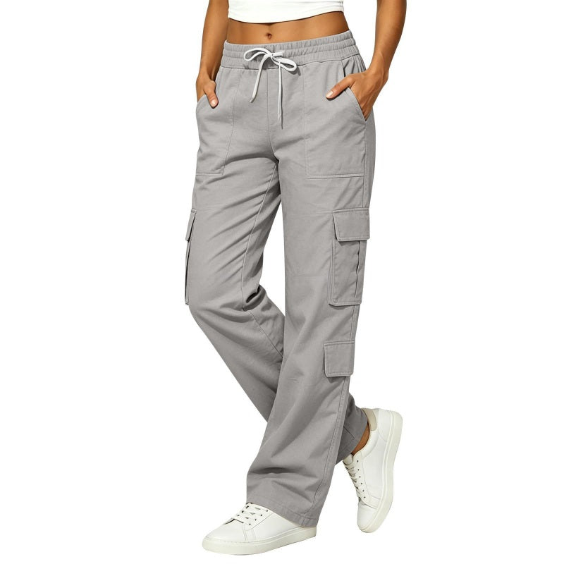 🔥 50% RABATT! ✨ Trendiga cargobyxor för kvinnor – Komfort, smarta fickor & perfekt vardagsstil 🤍