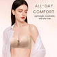 Reggiseno senza cuciture con chiusura frontale e spalline regolabili
