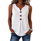 Gilet sans manches en coton et lin à col en V pour femme