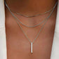 Collier multicouche élégant avec pendentif délicat