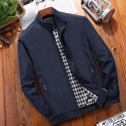 📢LAST DAY SALE ONLY ￡17.99!!⏰Men's Classic Stand Collar Jacket with Checkered Lining