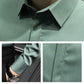 Camicia da uomo senza rughe con bottoni