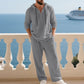 Herren Kapuze Casual Loose Top & Hose 2-teiliges Set