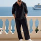 Herren Kapuze Casual Loose Top & Hose 2-teiliges Set