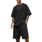 Men's Casual Two-Piece T-Shirt and Shorts Set