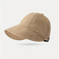 Women's Wide Brim Sun Visor Hat - UPF 50+ Open Top Cap for Ponytails, Golf, and Beach