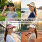 Cappello con visiera parasole in maglia traspirante da donna