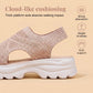 Breathable mesh platform sandals for women
