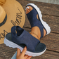 Breathable mesh platform sandals for women