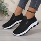 Scarpe da passeggio traspiranti da donna, facili da indossare