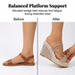 👠 LIMITED-TIME 50% OFF! ✨ Women's High Heel Wedge Sandals – Woven, Ankle Strap, Resort Ready 🌴