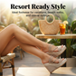 👠 LIMITED-TIME 50% OFF! ✨ Women's High Heel Wedge Sandals – Woven, Ankle Strap, Resort Ready 🌴