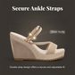 👠 LIMITED-TIME 50% OFF! ✨ Women's High Heel Wedge Sandals – Woven, Ankle Strap, Resort Ready 🌴