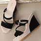 👠 LIMITED-TIME 50% OFF! ✨ Women's High Heel Wedge Sandals – Woven, Ankle Strap, Resort Ready 🌴