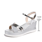 Women's Open Toe Ankle Strap Wedge Sandals