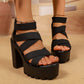 Summer Fashion High Heel Platform Sandals