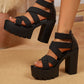 Summer Fashion High Heel Platform Sandals