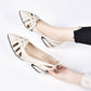 Appartamenti da donna Scava fuori Slip On Scarpe da donna poco profonde Scarpa casual a punta