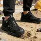 Men's Steel Toe Safety Shoes with Rotary Lacing System