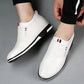2023 nuove scarpe di pelle casual da uomo fatte a mano