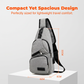 🎒 SCONTO DEL 50% PER TEMPO LIMITATO! ⛰️ Zaino monospalla sportivo per outdoor – Multifunzionale, resistente e con porta USB – L'accessorio indispensabile per chi si sposta in città 🚴‍♂️
