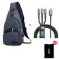 🎒 SCONTO DEL 50% PER TEMPO LIMITATO! ⛰️ Zaino monospalla sportivo per outdoor – Multifunzionale, resistente e con porta USB – L'accessorio indispensabile per chi si sposta in città 🚴‍♂️