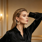 💛 50% OFF NOW! 🌙 Gold-Plated Crescent Hoop Earrings with Enamel Flowers – Delicate, floral charm & perfect for everyday elegance or gifting 🌸