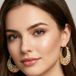 💛 50% OFF NOW! 🌙 Gold-Plated Crescent Hoop Earrings with Enamel Flowers – Delicate, floral charm & perfect for everyday elegance or gifting 🌸