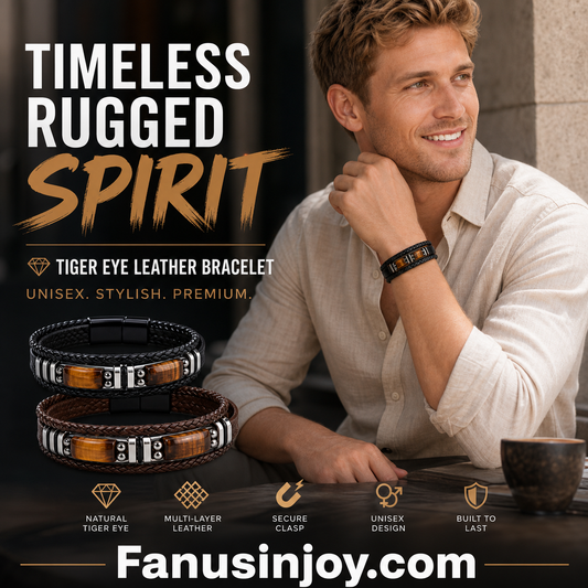 🔥Sorpresa! Sconto del 50%! 📿Un nuovo accessorio indispensabile e alla moda! Bracciale intrecciato in pelle sintetica per uomo e donna.
