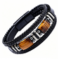 🔥Sorpresa! Sconto del 50%! 📿Un nuovo accessorio indispensabile e alla moda! Bracciale intrecciato in pelle sintetica per uomo e donna.