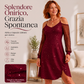 ⭐Abito elegante da donna con scollo a spalle scoperte e maniche in rete ❤️