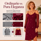 ⭐Abito elegante da donna con scollo a spalle scoperte e maniche in rete ❤️