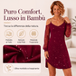 ⭐Abito elegante da donna con scollo a spalle scoperte e maniche in rete ❤️