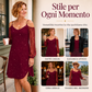 ⭐Abito elegante da donna con scollo a spalle scoperte e maniche in rete ❤️
