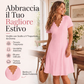 ✨Abito da donna con scollo a V smerlato e occhielli - Eleganza Femminile Per Ogni Momento ❤️