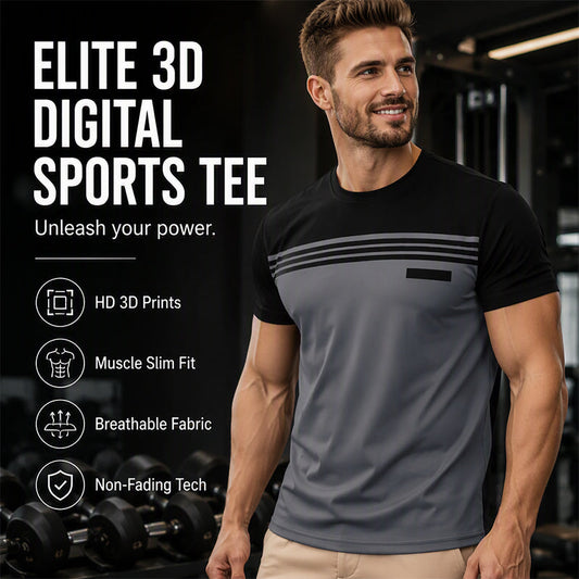 🏃T-shirt da uomo casual a maniche corte con scollo rotondo e stampa.💪 Più Stile. Più Comfort. Più Te.